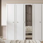 Modern Country 5 Kapaklı Dolap 260cm