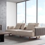 Cross Walnut 3'lü Koltuk