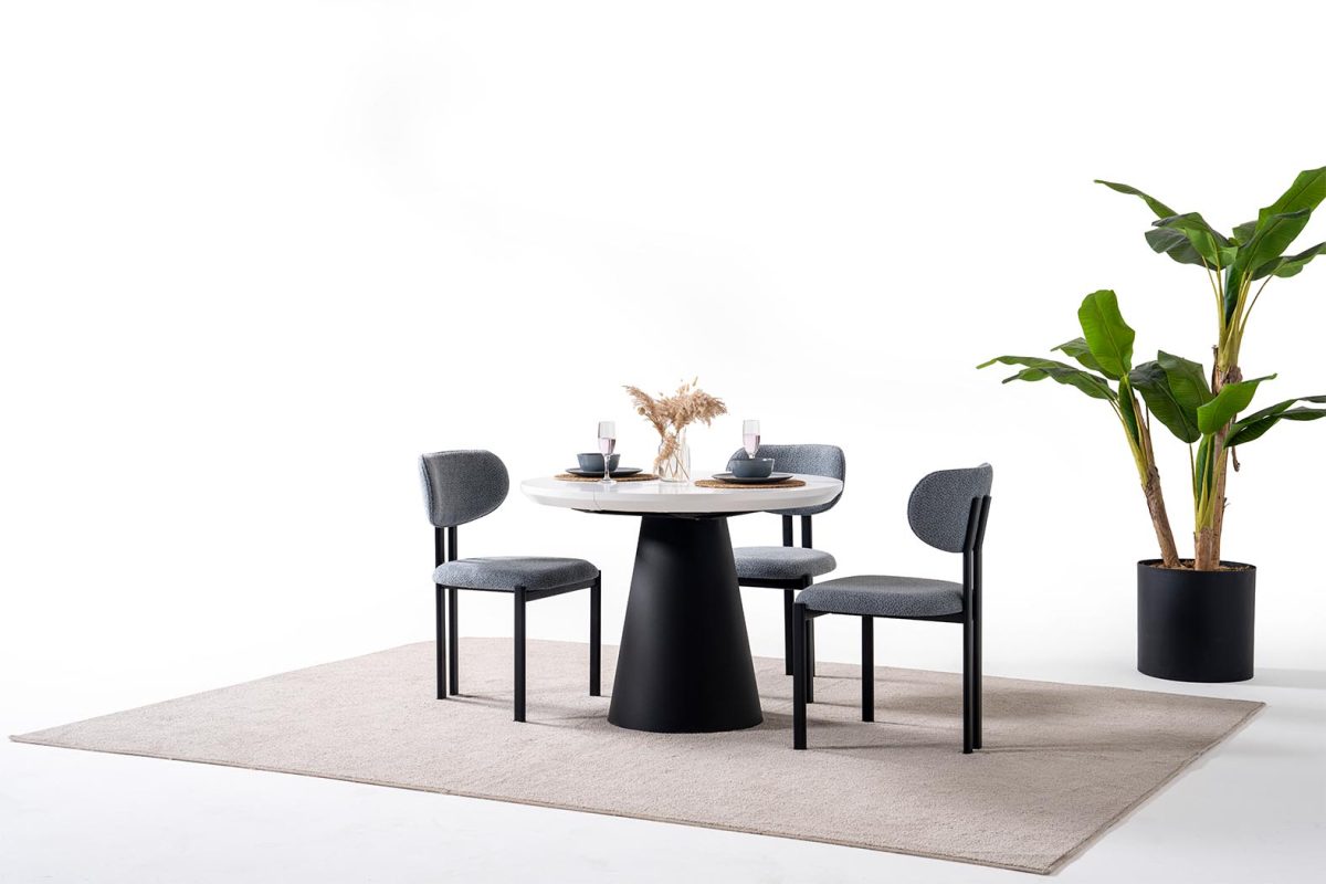 Milano Set Beyaz-Siyah - Görsel 5