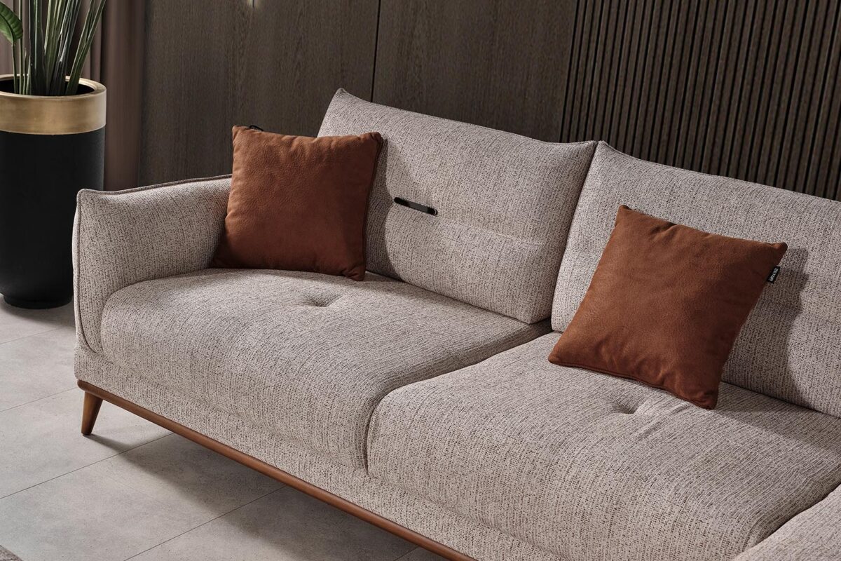 Cumbo Relax Ahşap Köşe Koltuk - Görsel 6
