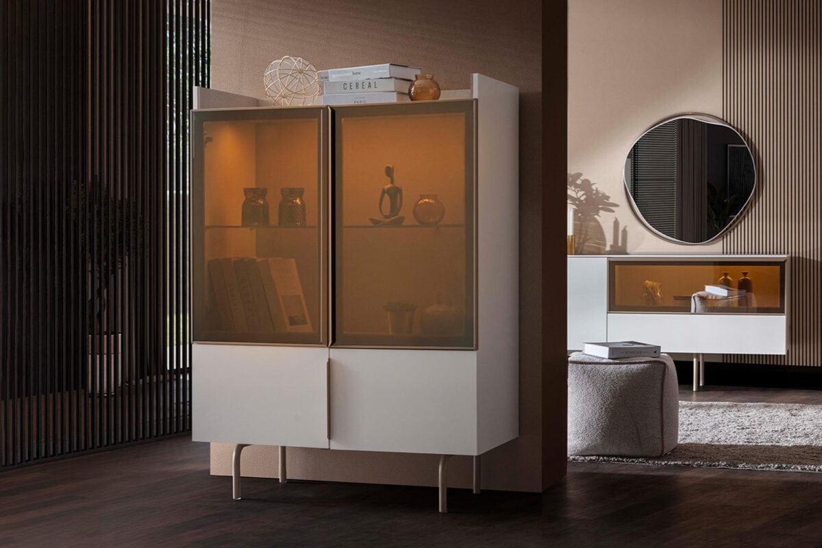 Balkanhome Mobilya Şık Kapaklı Dolap Ve Modern Dekorasyon Detayları.