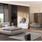 Noble 4 Kapılı Akordiyon Cam Kapaklı Dolap