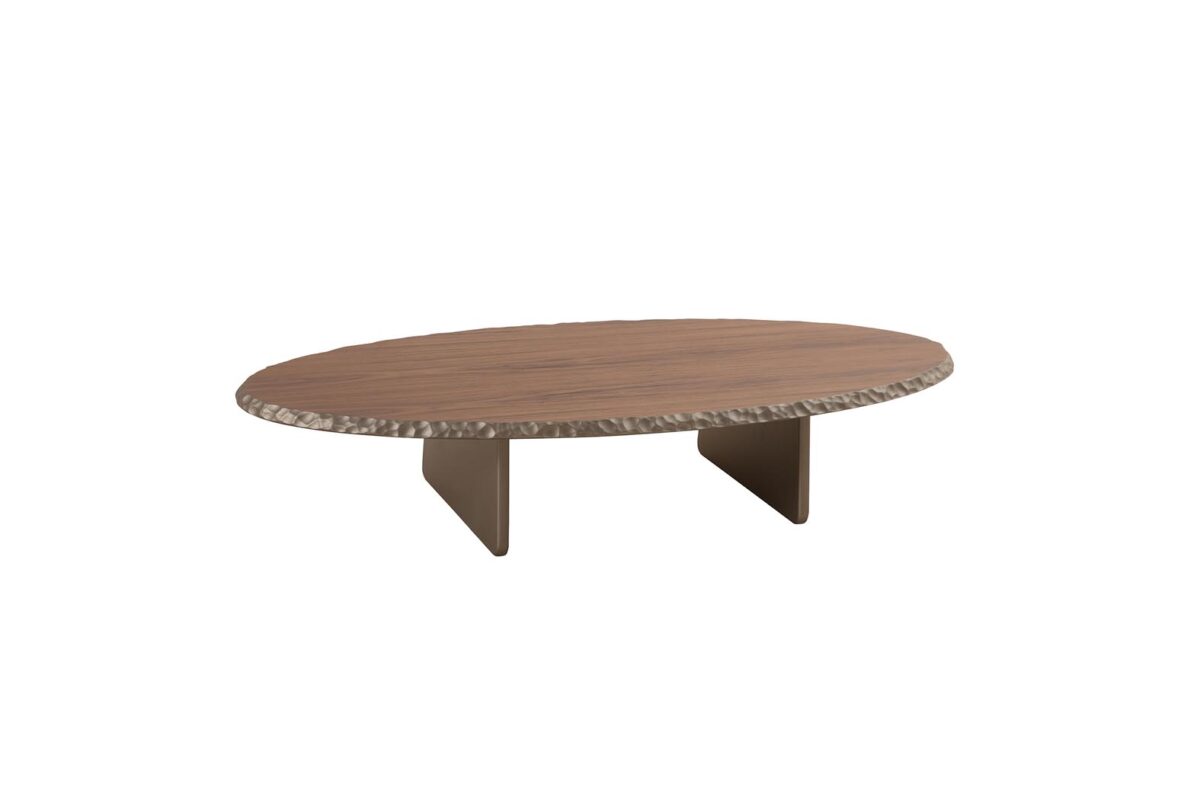 Balkanhome Mobilya Orta Sehpa, Oval Tasarım, Modern Oturma Odası Dekoru Için Ideal.
