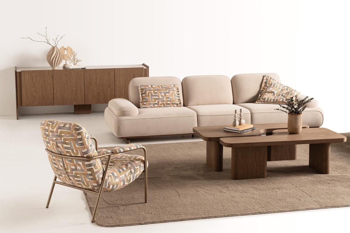 Modern Oturma Odası Takımı, Minimalist Ve Şık Tasarım, Balkanhome Mobilya Kalitesi.