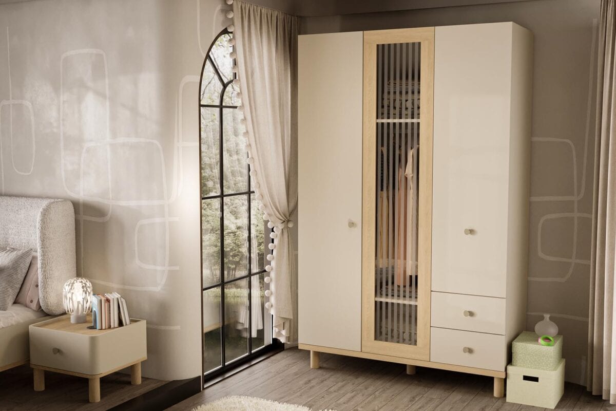 Balkanhome Mobilya Maya 3 Kapılı Dolap Modern Tasarım Ve Fonksiyonellik.