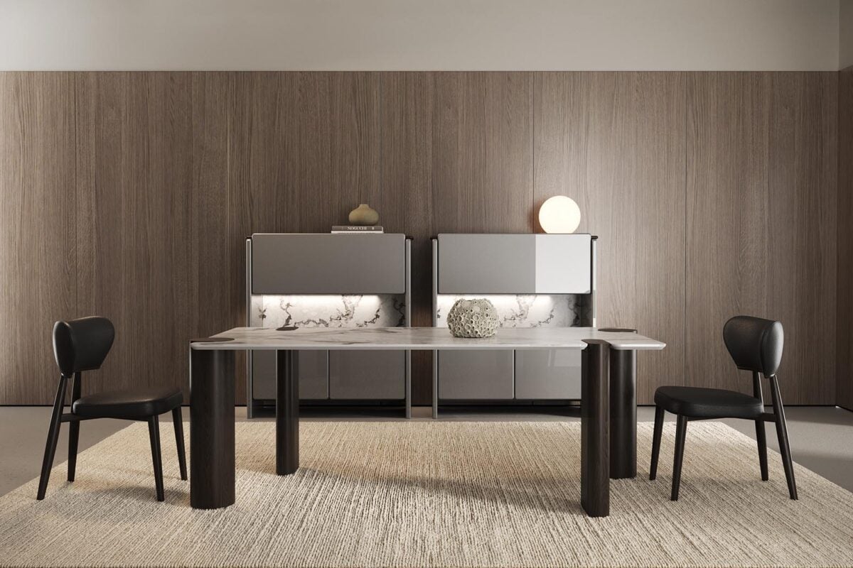 Modern Balkanhome Noba Konsol Ile Şık Oturma Odası Dekorasyonu.