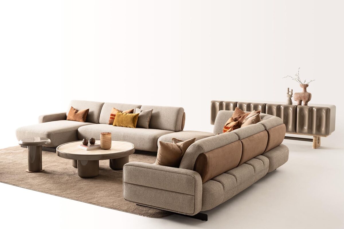 Balkanhome Mobilya Soleno Lux Konsol Ile Uyumlu Oturma Odası Takımı.