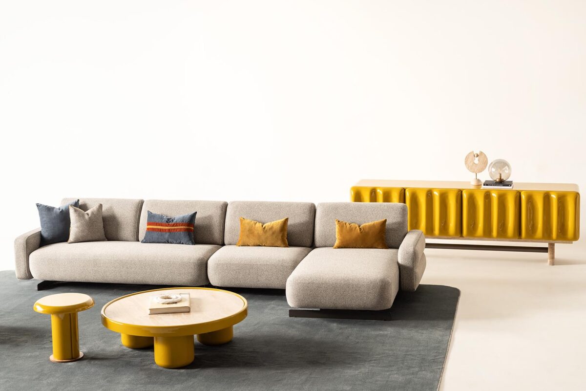 Balkanhome Mobilya Soleno Lux Konsol Ve Modern Oturma Odası Düzeni.