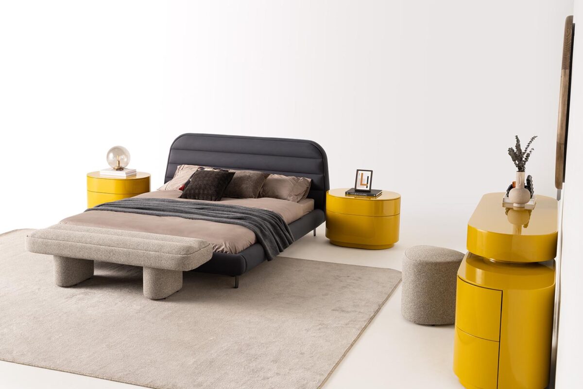 Balkanhome Soleno Lux Konsol Ile Modern Yatak Odası Dekorasyonu.