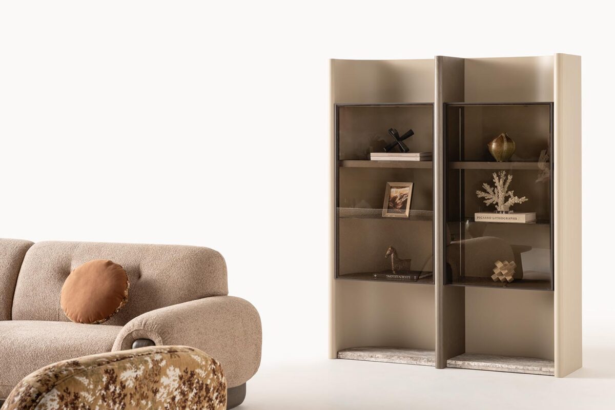 Balkanhome Mobilya Modern Kitaplık Ve Oturma Alanı, Şık Ve Fonksiyonel Tasarım.