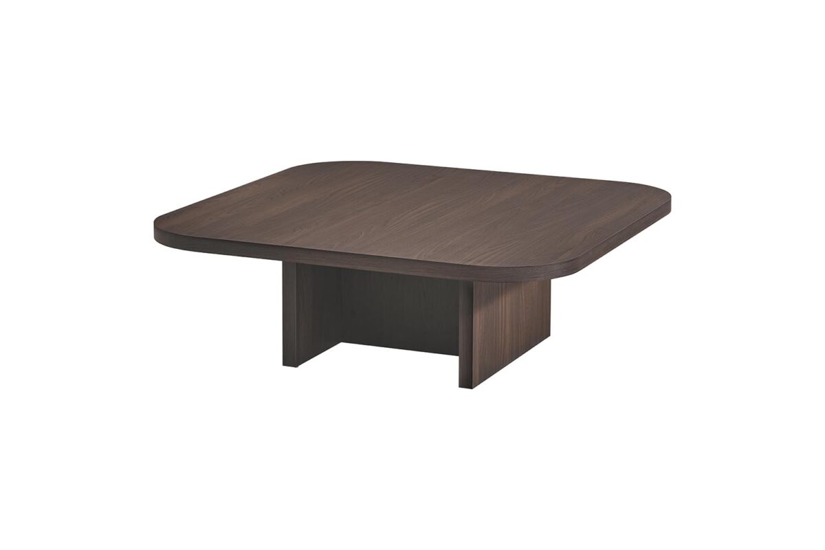 Balkanhome Lora 5 Kapaklı Set 265Cm Için Modern Kahverengi Masa.