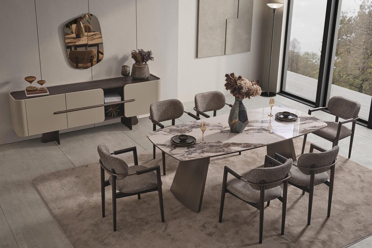 Modern Yemek Odası Takımı, Şık Ve Fonksiyonel Tasarım, Balkanhome Mobilya Kalitesi.