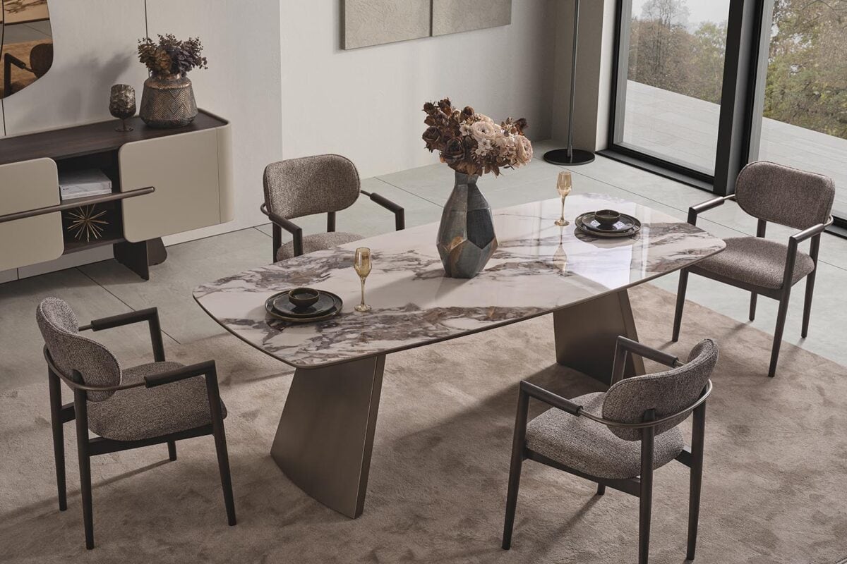Balkanhome Mobilya Modern Yemek Odası Takımı, Şık Ve Konforlu Tasarım.