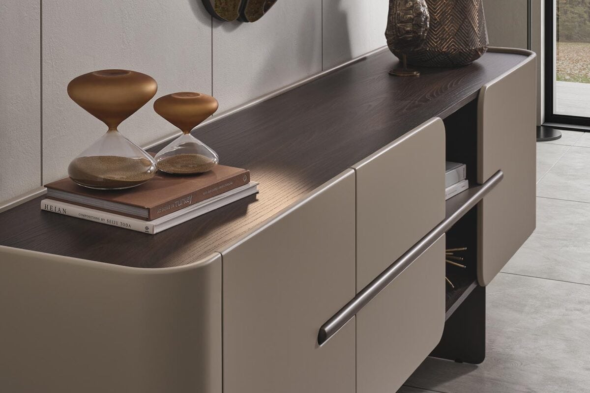 Balkanhome Lora 5 Kapaklı Set Modern Konsol Ve Depolama Ünitesi.