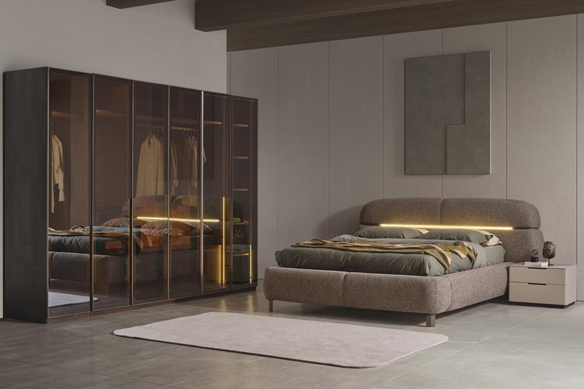 Balkanhome Lora 5 Kapaklı Set Yatak Odası, Modern Tasarım Ve Geniş Depolama Alanı Ile Şık.