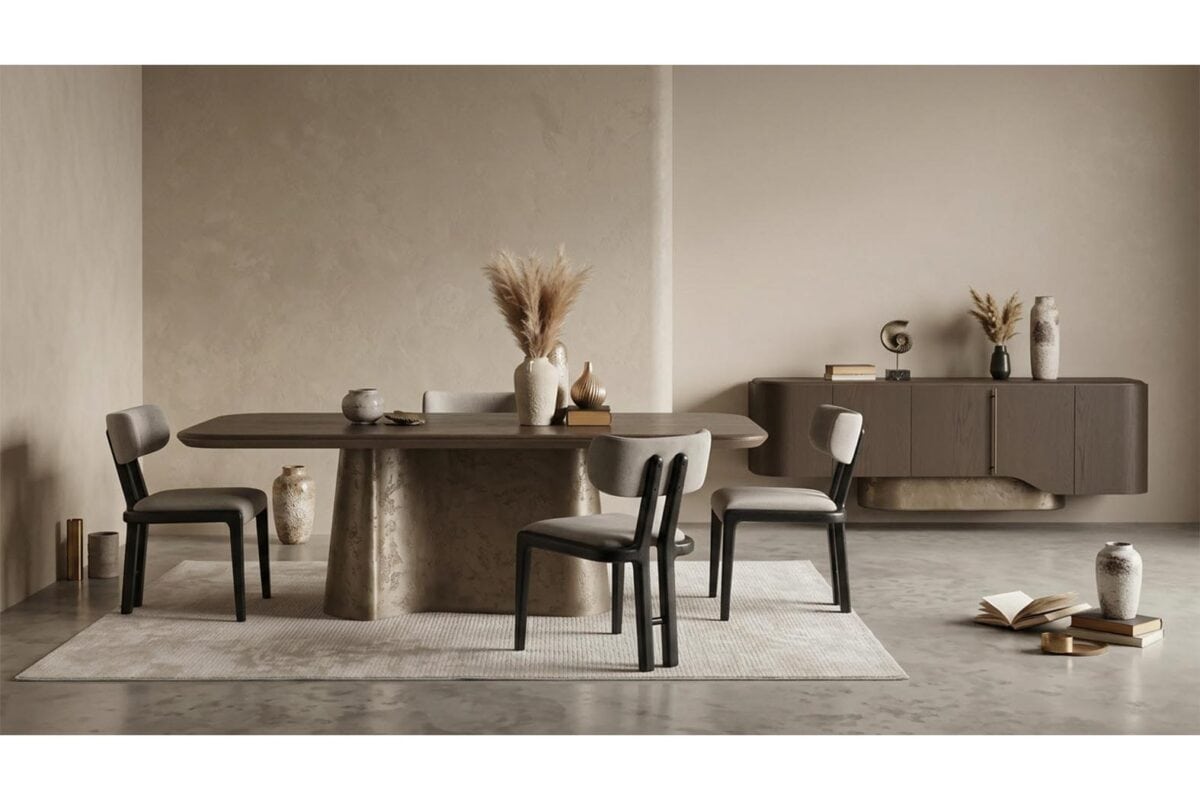Modern Balkanhome Mobilya Yemek Odası Takımı, Minimalist Tasarım Ve Doğal Renkler.