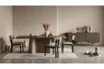 Modern Balkanhome mobilya yemek odası takımı, minimalist tasarım ve doğal renkler.