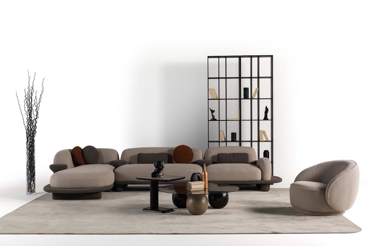 Modern Oturma Odası Seti, Rahat Ve Şık Tasarım, Minimalist Dekorasyon.