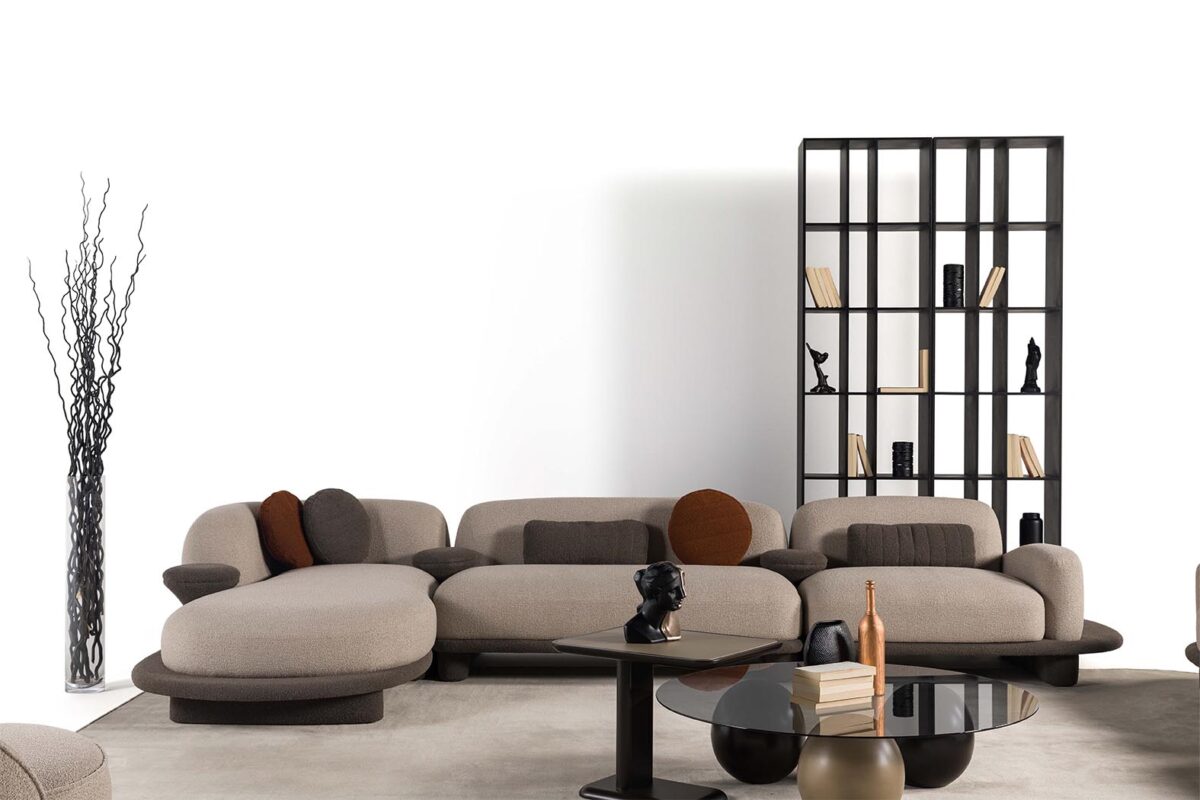 Modern Balkanhome Lizon Dinlenme Modülü, Şık Ve Konforlu Oturma Alanı.