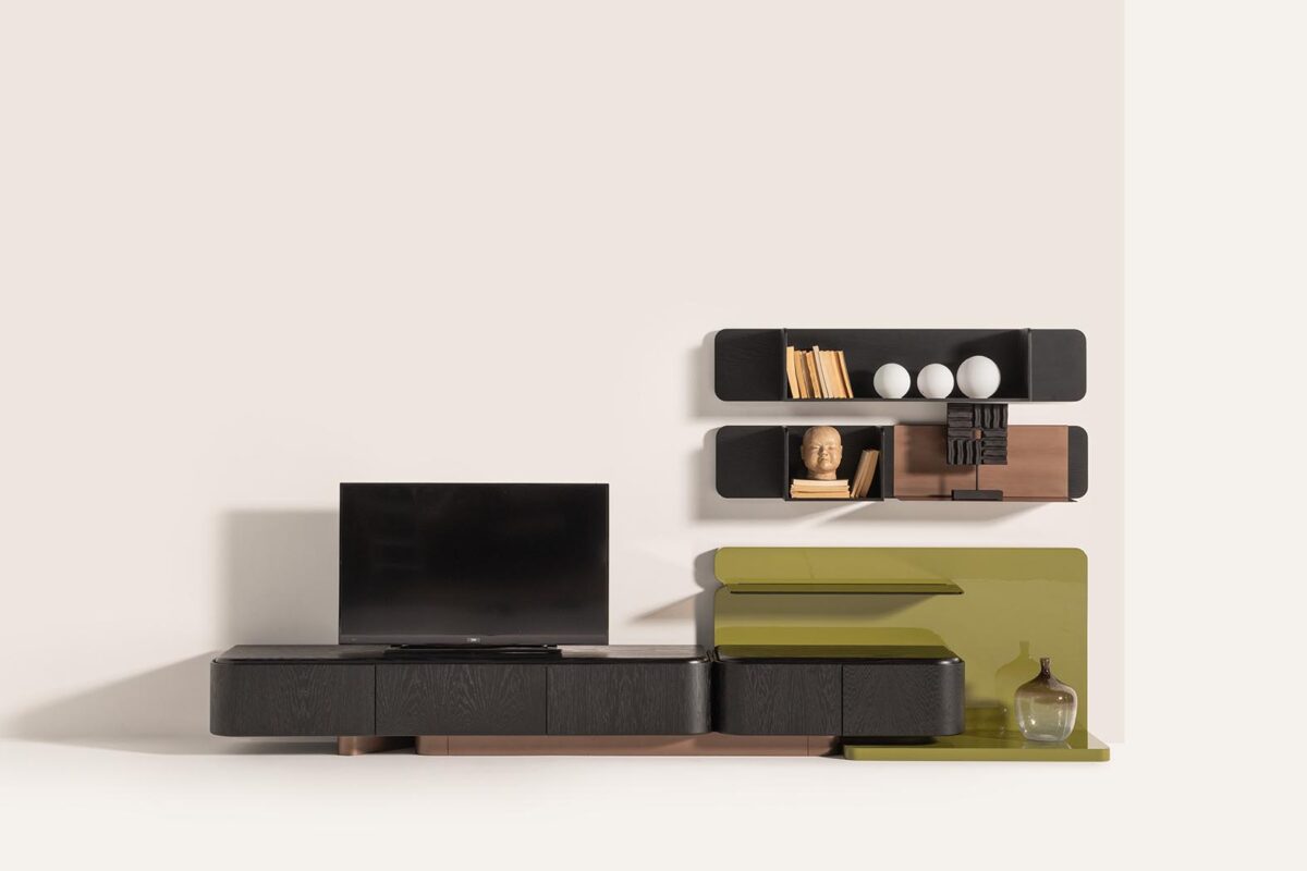 Modern Tv Ünitesi Ve Raflar, Minimalist Tasarım, Balkanhome Mobilya.