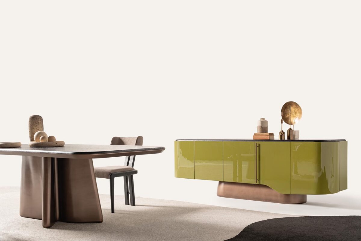 Modern Nua Dörtlü Koltuk Ve Yan Konsol, Şık Ve Minimalist Tasarım.