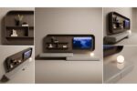 Modern Balkanhome mobilya duvar ünitesi ve TV ünitesi tasarımı.