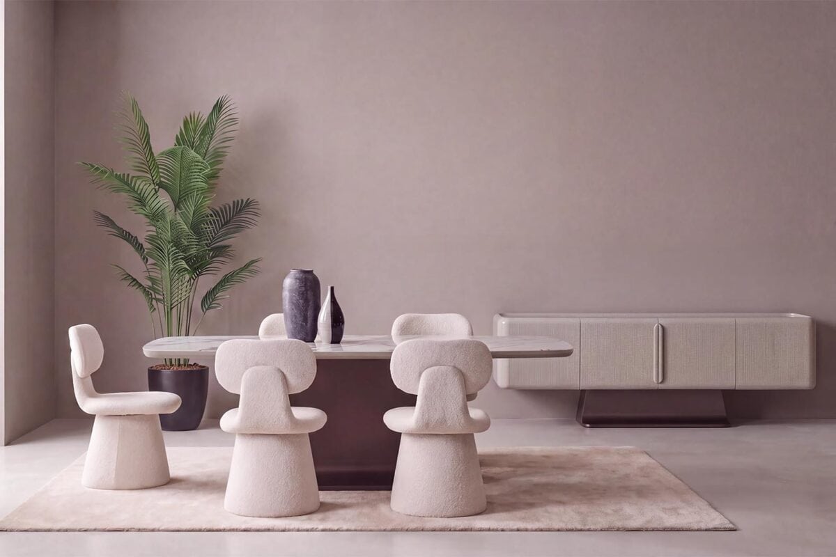 Modern Balkanhome Mobilya Yemek Odası Takımı, Şık Ve Minimalist Tasarım.