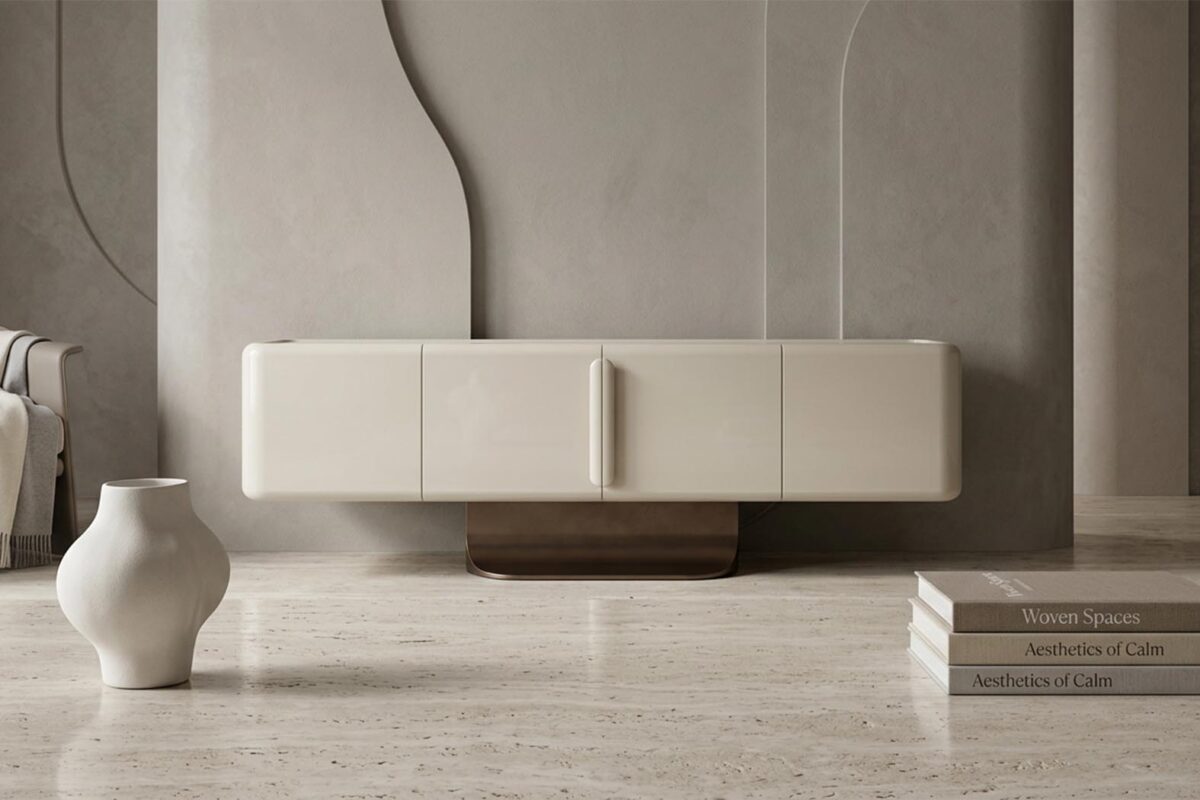 Swana Sırtlı Modül Ile Modern Oturma Odası Tasarımı.